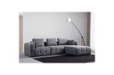 Yvara Sofa med Divan 4 sits   Grå