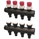 Uponor Pro 1 Q&E Fordeler 20 x 2,0 mm, G25 3 avstikk, Varme