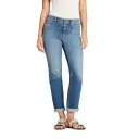 Cambio Dame Jeans Blå S L30,