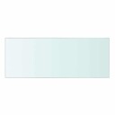 vidaXL Hyllepaneler 2 stk klart glass 40x15 cm