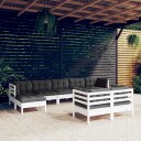  Hagesofagruppe med puter 9 deler hvit heltre furu 3097128