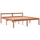 vidaXL Seniorseng voksbrun 150x200 cm heltre furu 8721012314962