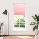 plisségardin Rosa 100x200 cm Stoff Bredde 99,4 Polyester