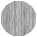  Bordplate Grå sonoma Ø 50 x 1,5 cm Konstruert tre