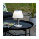 Solcellelampe Solia Hvit