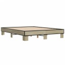  Sengeramme sonoma eik 150x200 cm konstruert tre og metall 8721102615290