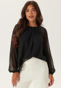 Bubbleroom Raglan Chiffong Blouse