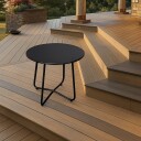 Seville Sidebord Rund Ø45 cm   Svart