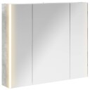  Baderomsspeilskap Betonggrå 83,5 x 15,5 x 70 cm Konstruert tre