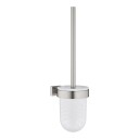 GROHE ESSENTIALS CUBE TOALETTBØRSTE TIL VEGG SUPERSTEEL