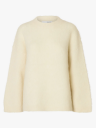 Selected Femme Gabriella Long Sleeve Knit New O Neck Beige L