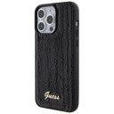 Guess Sequin Skript Metall Deksel for iPhone 15 Pro Max - Svart