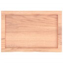 Vidaxl Benkeplate til bad lysebrun 60x40x6 cm behandlet heltre 3156106