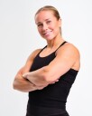 mywhy Ribbed Crop Singlet W Black XL