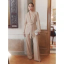 ViCOLO, Dame, Jakker, Beige, M,