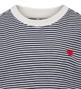 kids ONLY Cloud Dancer Sky Captain Y/D Stripes/ Red Heart Kogpisa Maiken Life Crop Ss Onl Jrs Noos 110-116