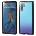 Huawei P30 Pro Magnetic Deksel med Herdet Glass Svart