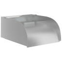 vidaXL Foss med lysdioder 30x34x14 cm rustfritt stål 304