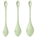 Satisfyer Yoni Power 2 Kegelkuler sett     - Grønn