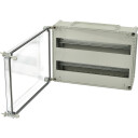 Fibox 2 Stk DIN-skinneboks, 2x19 Moduler, 38x28x13 cm Light Grey 380x280x130 mm