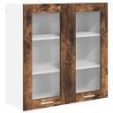  Hengende skap Riga Røkt eik 80 x 31 x 80 cm Konstruert tre