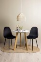 Venture Home   Spisegruppe Leonora med 2 stk stoler Polar   Hvit