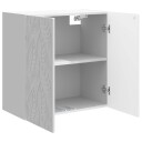 vidaXL Vegghengt skap Høgglans hvit 59 x 31 x 60 cm Konstruert tre