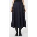 Max Mara Studio Dame Skjørt Blå M,