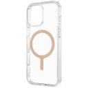 UNIQ Clario Magclick Charging Case for iPhone 16 Pro Max - Clear Gold