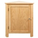 Hjørneskap 59x45x80 cm heltre eik