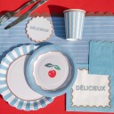 Santex Pappkopper Blå Brun 6-pakning 9411 0-6