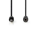Nedis 6,35 mm Stereo Forlengelseskabel 5m Nikkelbelagt