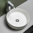 Hafa Circle Toppmontert servant Ø360 mm, Hvit Matt