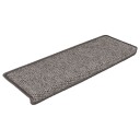  Selvklebende trappematter sisal 30 stk 65x21x4 cm grå og beige 8721288460035
