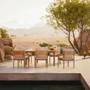 Dedon TIBBO spisebord 103 x 199 cm BQ1 teak 0205