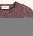 Hust and Claire Cardigan   Strikk   HcCilja Pointelle   Plum   Hust and Claire   6 år (116)   Cardigan Brun Lilla
