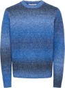 ONLY & SONS Onsmack Gradiant Reg Crew Knit   NAVY BLAZER   XXL