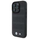 BMW M MagSafe-deksel til iPhone 16 Pro Max - Svart, Perforert og Sydd