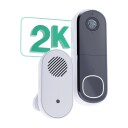Arlo Essential 2K Videodørklokke med Chime - Sort