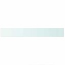 vidaXL Hyllepanel klart glass 90x12 cm
