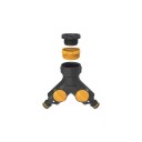 Fiskars 1027061 Krankobling 2-veis, Vanning