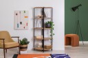 Bokhylle Mojajua 66 cm   Brun/Svart