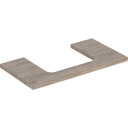 GEBERIT ONE benkeplate 900x470x30mm utskåret i midten hvit høykomprimert