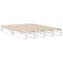  Sengeramme uten madrass hvit 150x200 cm heltre furu 8721102853210