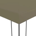 vidaXL Hagetelt 3x3 m gråbrun 180 g/m²