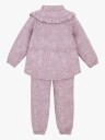 En Fant Thermal Set W. Frills Aop Pink 104
