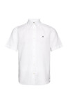 Morris Douglas Bd Linen Shirt Ss - White - XS