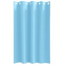  Gardiner med gardiner 2 pcs lyseblå Polyester