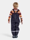Didriksons Plaskeman 7 Regnbukser Kids Navy 122 cm med Justerbare Seler