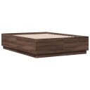  Sengeramme brun eik 120x190 cm konstruert tre 8721012274853